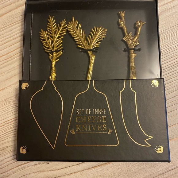 Anthropologie Cheese Knife Set NIB - Picture 3 of 7